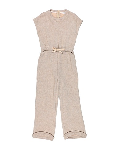 MEILISA BAI Jumpsuit für Kinder Beige 40% Viskose, 37% Polyester, 15% Polyamid, 5% Metallfaser, 3% Andere Fasern