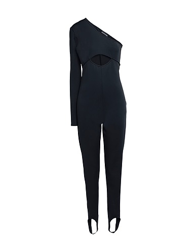 DAVID KOMA Jumpsuits and Dungarees Black 85% Polyamide, 15% Elastane