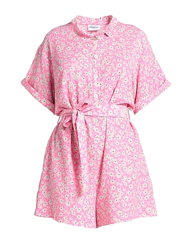 FRNCH Jumpsuits and Dungarees Pink 97% Polyester, 3% Elastane