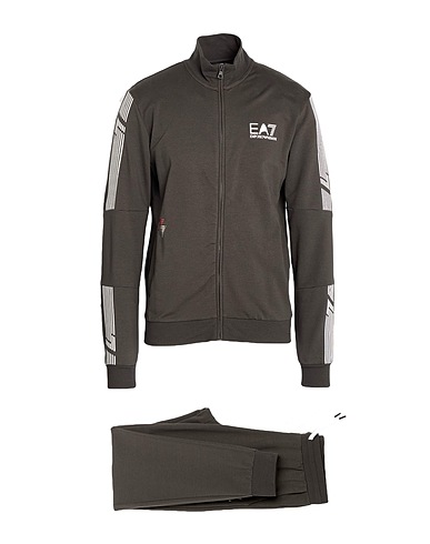 EA7 Tracksuit Charcoal 58% Cotton, 38% Polyester, 4% Elastane