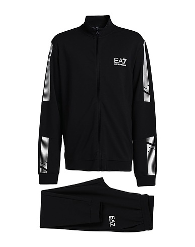 EA7 Tracksuit Black 58% Cotton, 38% Polyester, 4% Elastane