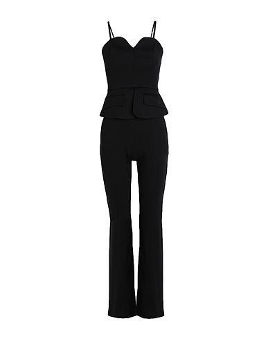 KARL LAGERFELD Jumpsuits and Dungarees Black 60% Viscose, 35% Polyamide, 5% Elastane