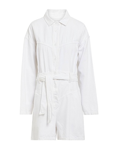 OVERLOVER Denim dungaree White 100% Cotton