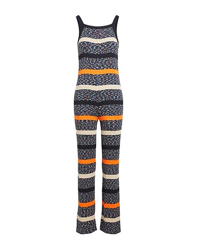 M MISSONI Jumpsuits and Dungarees Navy blue 70% Cotton, 30% Polyester