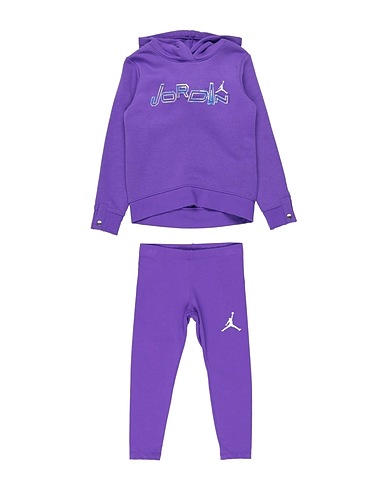 JORDAN Tracksuit TAKE FLIGHT SHINE LEGGING SET
 Purple 60% Cotton, 40% Polyester, Elastane