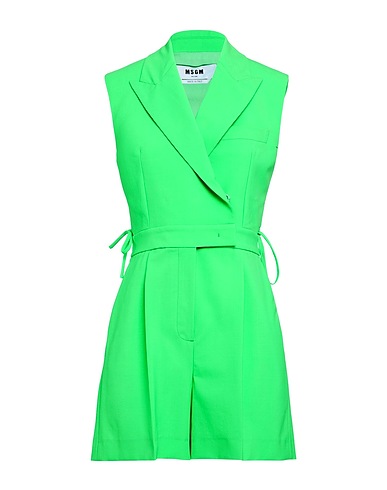 MSGM Tute e Salopette Verde lime 96% Lana Vergine, 4% Elastan