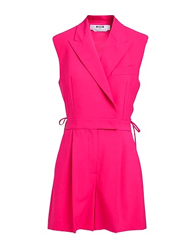 MSGM Jumpsuits and Dungarees Fuchsia 96% Virgin Wool, 4% Elastane