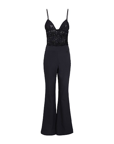 GAëLLE Paris Jumpsuits and Overalls Black 88% Polyester, 12% Elastane, Polyamide
