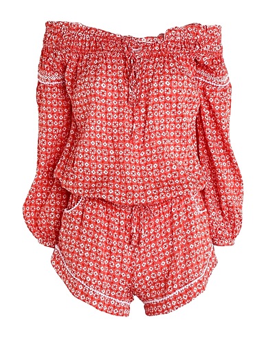 POUPETTE ST BARTH Jumpsuits and Overalls Red 100% Viscose