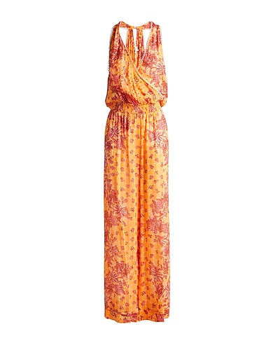 POUPETTE ST BARTH Jumpsuits and Dungarees Orange 100% Viscose