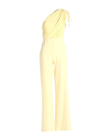PATRIZIA PEPE Jumpsuits and Overalls Yellow 89% Polyester, 11% Elastane