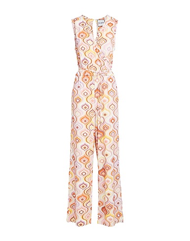 THE ABITO Milano Jumpsuits and Dungarees Cream 92% Viscose, 8% Elastane