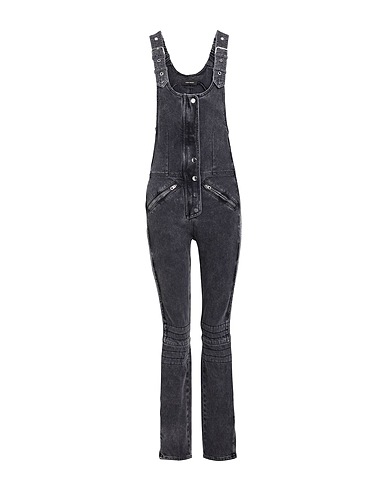 ISABEL MARANT Denim dungaree Black 100% Cotton