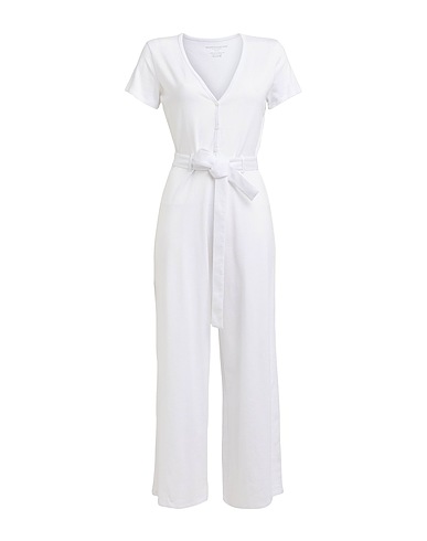 MAJESTIC FILATURES Combinaisons et Salopettes Blanc 100% Coton biologique
