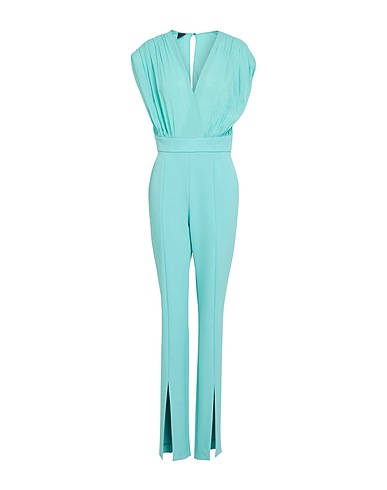 PINKO Jumpsuits and Overalls Turquoise 96% Polyester, 4% Elastane