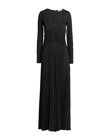 TWINSET Jumpsuits and Dungarees Black 68% Viscose, 27% Polyamide, 5% Elastane, Polyester, Cotton