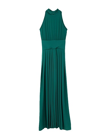 SIMONA CORSELLINI Jumpsuits and Overalls Emerald green 83% Acetate, 17% Silk