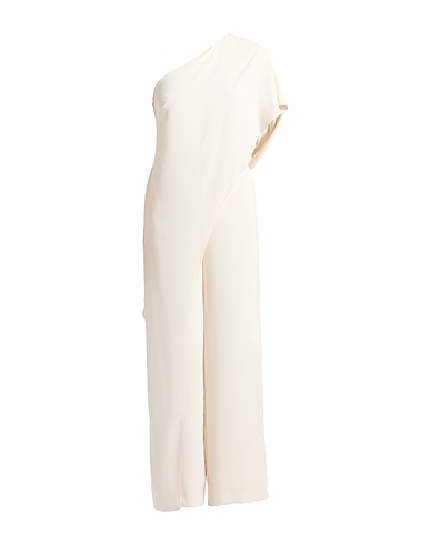 LAUREN RALPH LAUREN Jumpsuits and Dungarees Ivory 100% Recycled polyester
