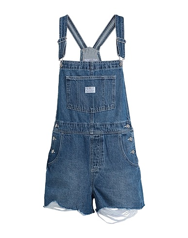 LEVI'S Denim dungaree VINTAGE SHORTALL MED INDIGO - WORN IN
 Blue 100% Cotton