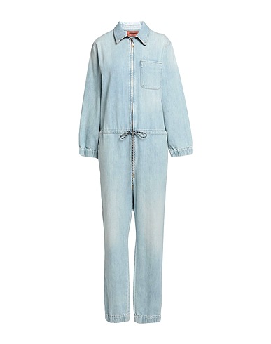 MISSONI Denim overall Blue 96% Cotton, 4% Elastomultiester, Polyester