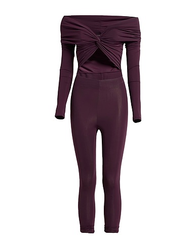 THE ANDAMANE Jumpsuits and Overalls Plum 78% Polyamide, 22% Elastane