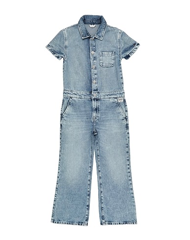 TOMMY HILFIGER Jumpsuit für Kinder Blau 50% Baumwolle, 40% Lyocell, 10% Modal