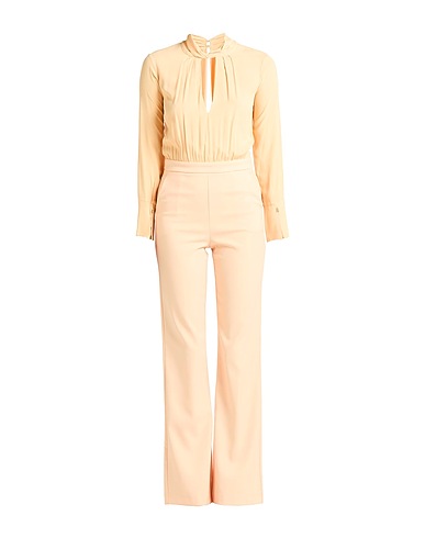 PATRIZIA PEPE Jumpsuits and Dungarees Apricot 97% Polyester, 3% Elastane, Viscose