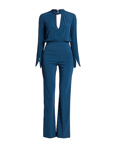 PATRIZIA PEPE Jumpsuits and Overalls Deep teal 97% Polyester, 3% Elastane, Viscose