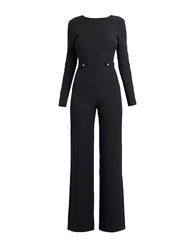 CHIARA FERRAGNI Jumpsuits and Dungarees Black 93% Polyester, 7% Elastane