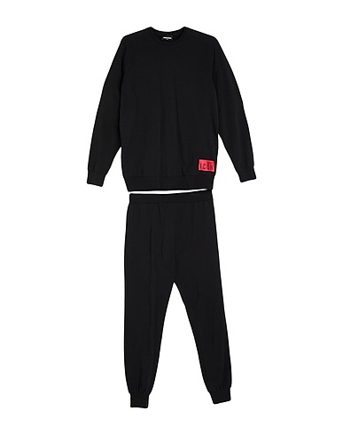 DSQUARED2 Tuta da ginnastica Nero 95% Cotone, 5% Elastan