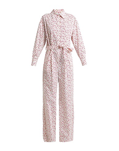 MSGM Jumpsuits and Dungarees White 100% Cotton
