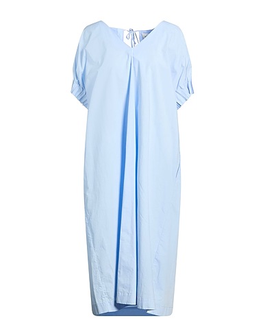 MEIMEIJ Midi-Kleider BLU CHIARO 100% Baumwolle