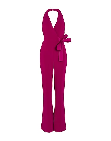 PINKO Jumpsuits and Dungarees Plum 98% Polyester, 2% Elastane