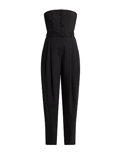 DOLCE&GABBANA Jumpsuits and Overalls Black 99% Virgin Wool, 1% Elastane