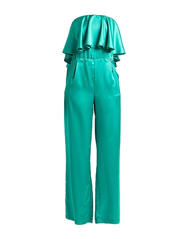 GAëLLE Paris Overalls & Latzhosen Grün 100% Polyester