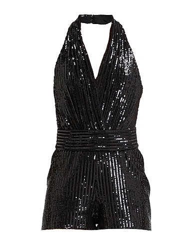 ELIE SAAB Petos & Monos Negro 51% Seda, 49% Poliéster