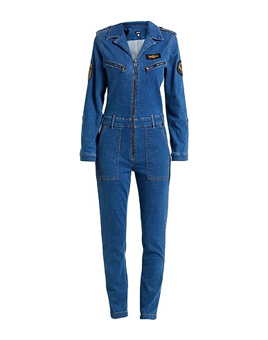 SCHOTT N.Y.C. Denim dungaree Blue 97% Cotton, 3% Lycra®