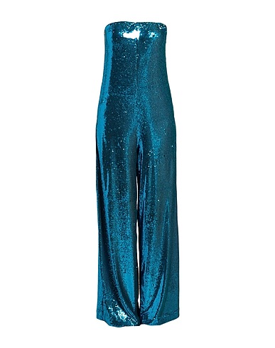 MANILA GRACE Jumpsuits and Overalls Deep teal 100% Polyester