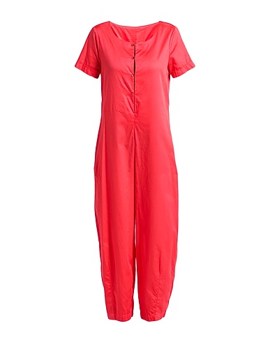 ALESSIA SANTI Jumpsuits and Overalls Red 100% Cotton