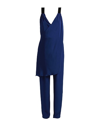 GIORGIO ARMANI Jumpsuits and Overalls Bright blue 100% Silk, Viscose, Polyester, Organic silk