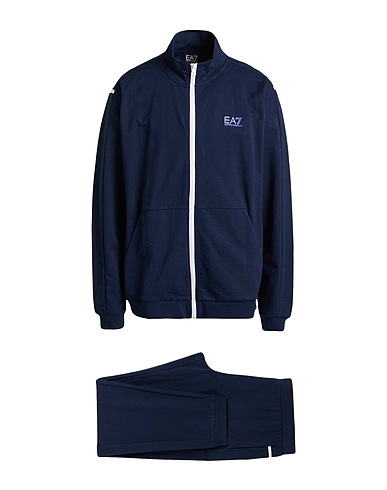 EA7 Athletic outfit Navy 100% Cotton, Elastane