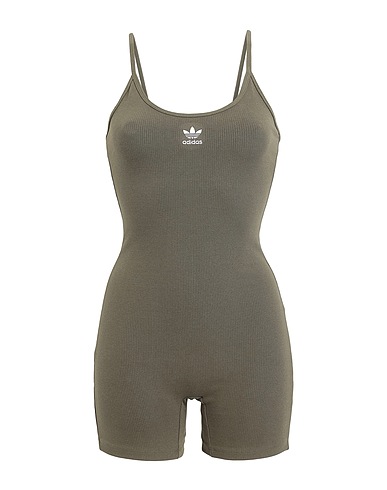 ADIDAS ORIGINALS Overalls & Latzhosen ESS ONESIE
 Militärgrün 47% Viskose, 43% Baumwolle, 10% Elastan