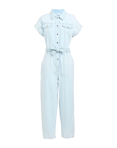 PINKO Salopette jeans Blu 100% Cotone