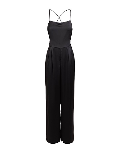 GLAMOROUS STUDIO Jumpsuits and Overalls Black 100% Polyester