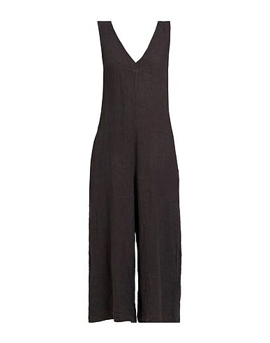ALESSIA SANTI Jumpsuits and Overalls Dark brown 100% Linen