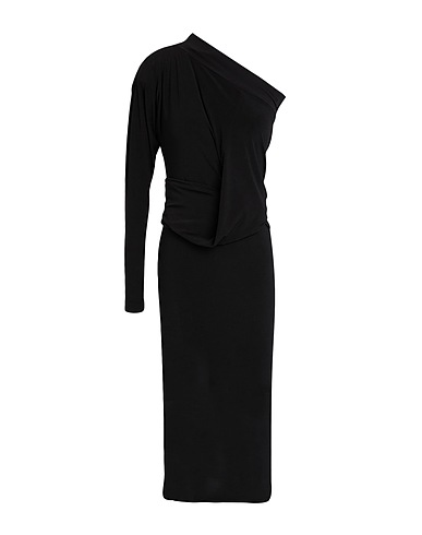 NORMA KAMALI Elegant dress Black 95% Polyester, 5% Elastane