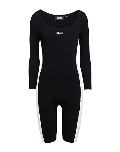 GCDS Jumpsuits and Dungarees Black 83% Viscose, 17% Polyester