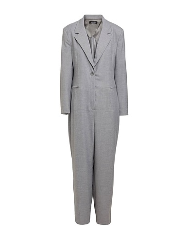 FABIANA FILIPPI Jumpsuits and Dungarees Light grey 72% Polyester, 22% Viscose, 6% Elastane