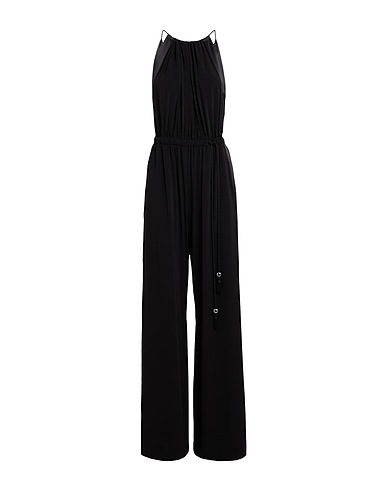 MAX MARA Jumpsuits and Overalls Black 92% Viscose, 8% Elastane, Silk
