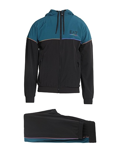 EA7 Tuta Sportiva Nero 87% Poliestere, 13% Elastan